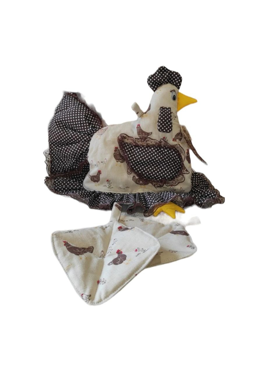 Курочка на чайник з прихватками. No Brand (336960514)