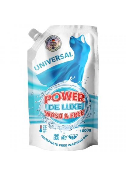 Засіб для прання Power De Luxe універсальний 1 кг (268144023)