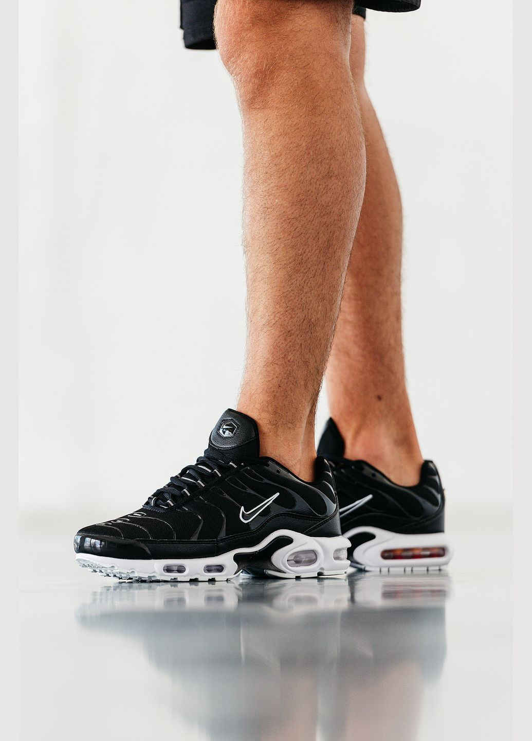 Кроссовки женские и мужские Nike Air Max TN Plus black | Найк Аир Макс ТН Плюс черные No Brand чёрные демисезоны (315483013)