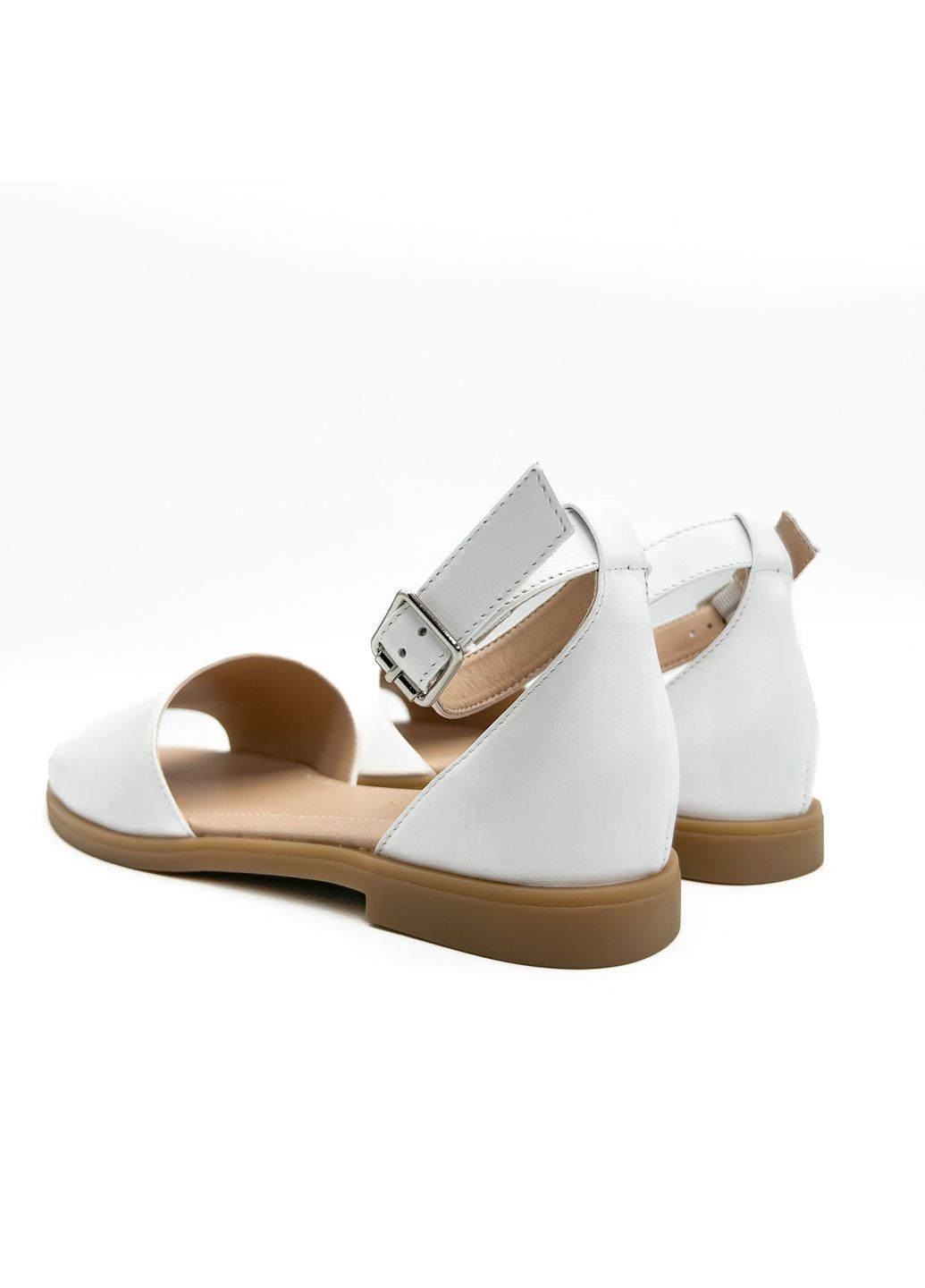 Белые босоножки (р) кожа 0-1-1-972-2 Danler с ремешком