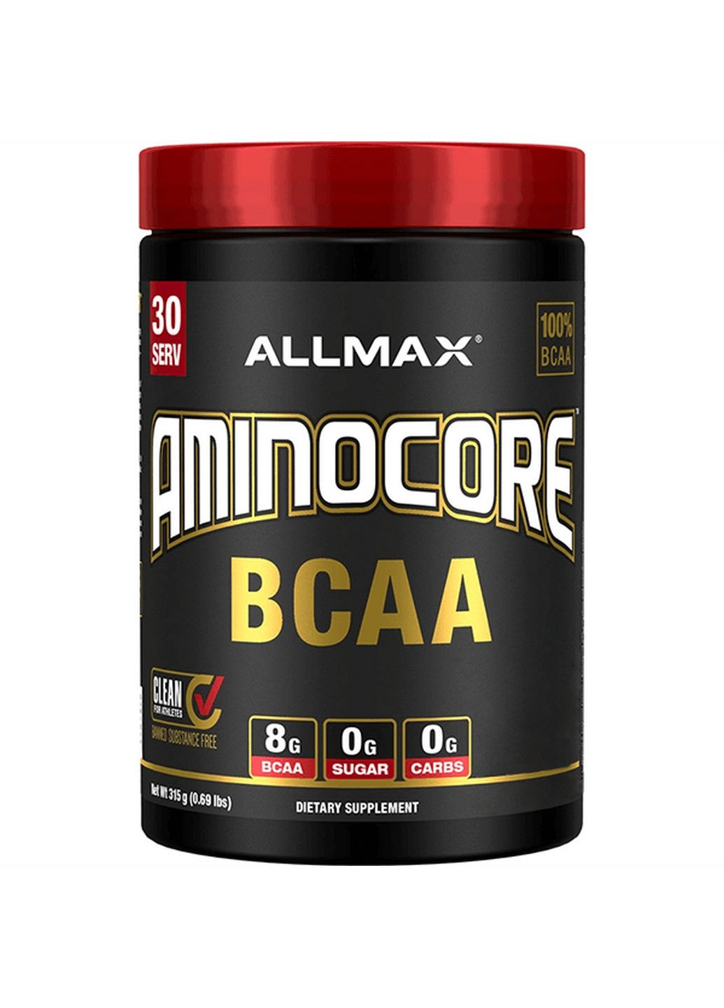 Амінокислота BCAA AminoCore, 315 грам Рожевий лимонад ALLMAX Nutrition (294929991)