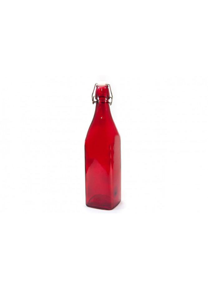 Пляшка скляна для рідких продуктів із бугельною пробкою різних кольорів V 1000 мл 1872 Empire (275862805)