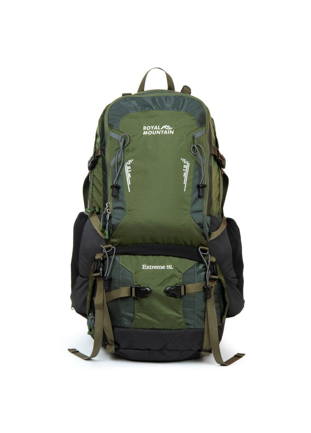 Рюкзак Туристичний нейлон 8368-55L green Royal Mountain (341248584)