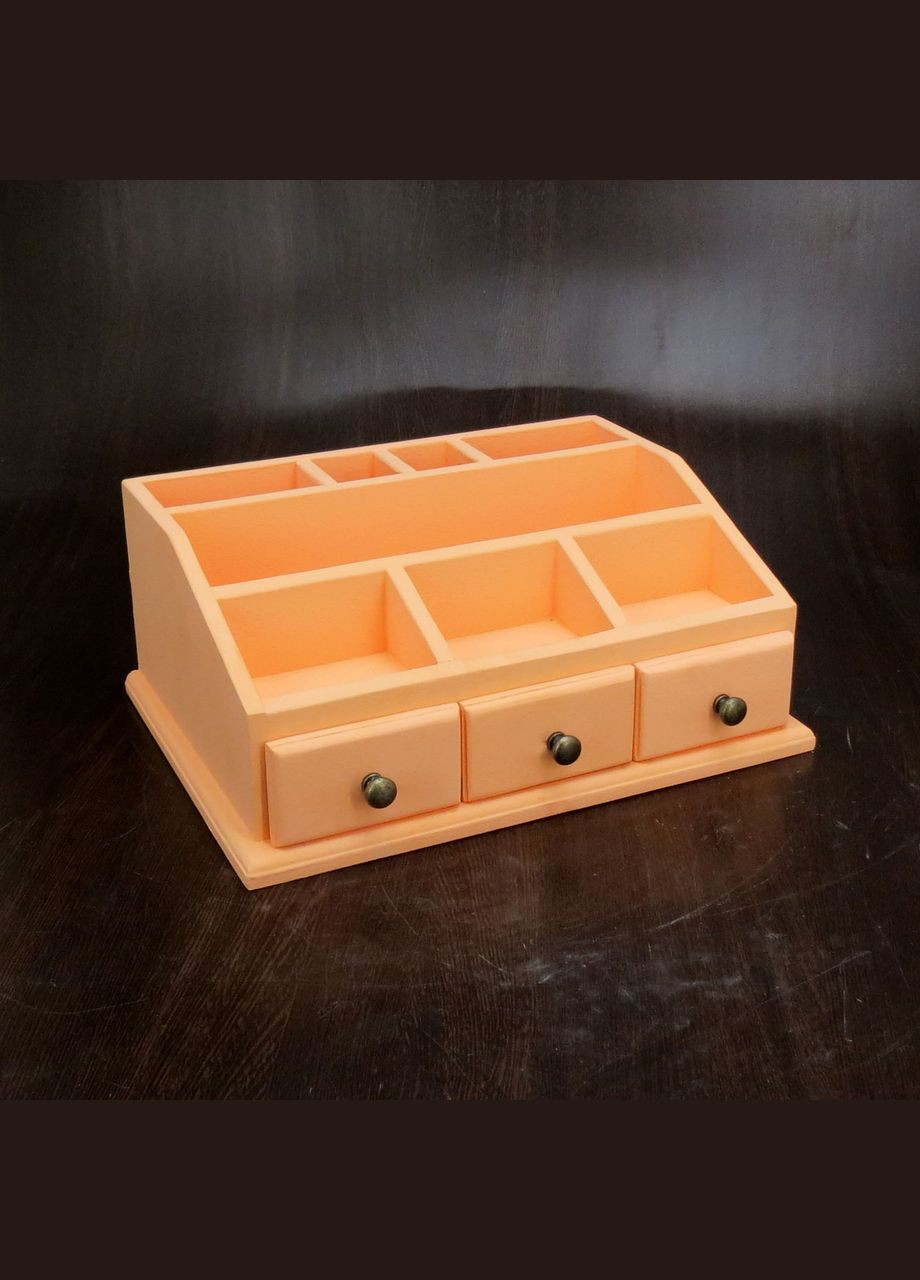 Настольный органайзер из дерева Ректор грейпфрут (КНЦ-002054) No Brand (328225831)