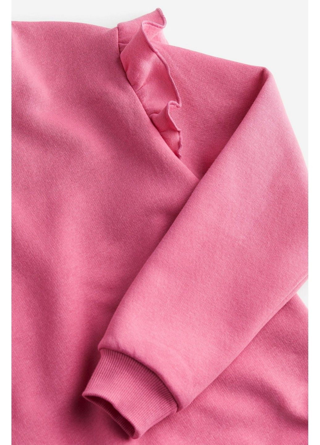 H&M свитшот однотонный розовый кэжуал