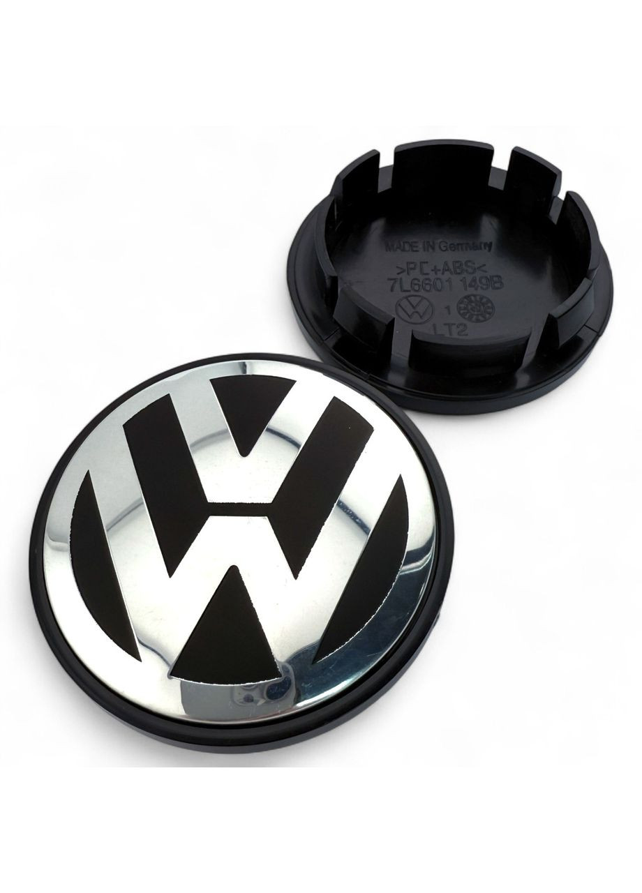 Колпачки в диски 70/57,5 заглушка для дисков Вольцваген (4 шт.) NO 7L6601 149B No Brand (364958870)