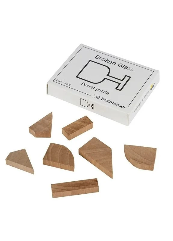 Набір дерев'яних головоломок "Wooden mini puzzle set #2" set2en 6 штук Заморочка (395923225)