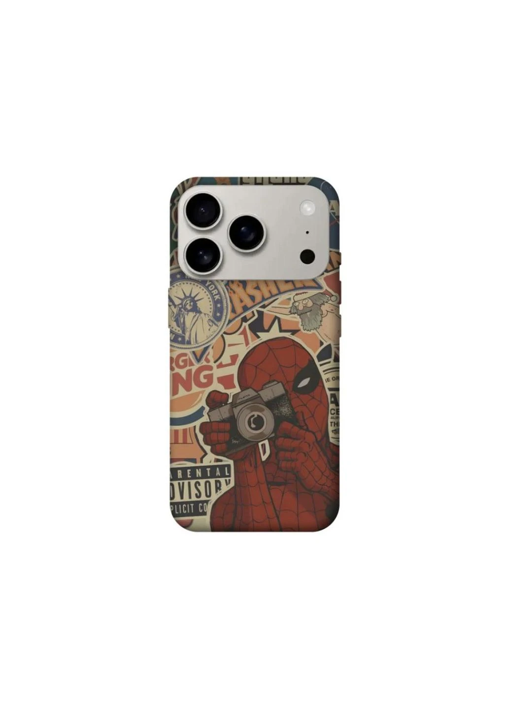 Чехол на Apple iPhone 17 Pro (6.3") Retro collage ver.3 Frontalka (361333306)