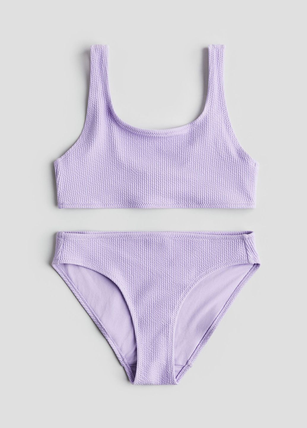 Пурпурный летний купальник H&M