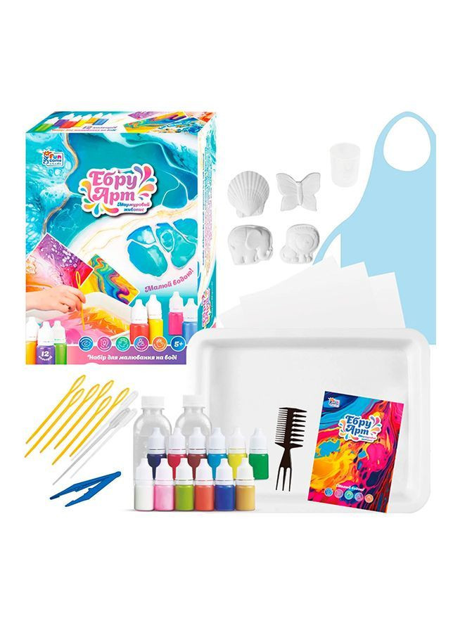 Игра – Эбру цвет разноцветный CB-00240213 Fun Game (366870701)