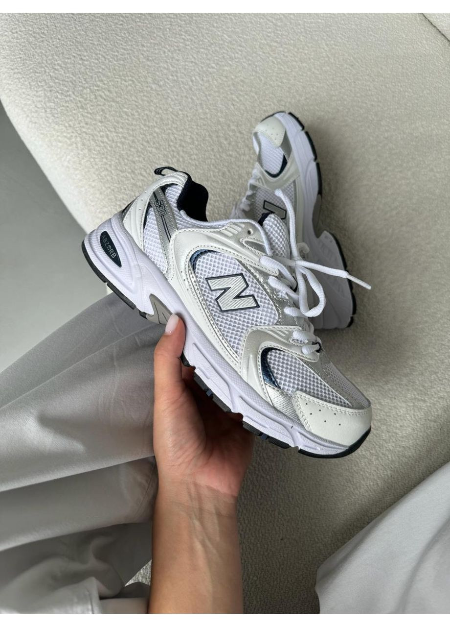 Кросівки жіночі New Balance 530 White Silver Navy MR530SG Нью Беланс 530 No Brand білі демісезони (362206555)