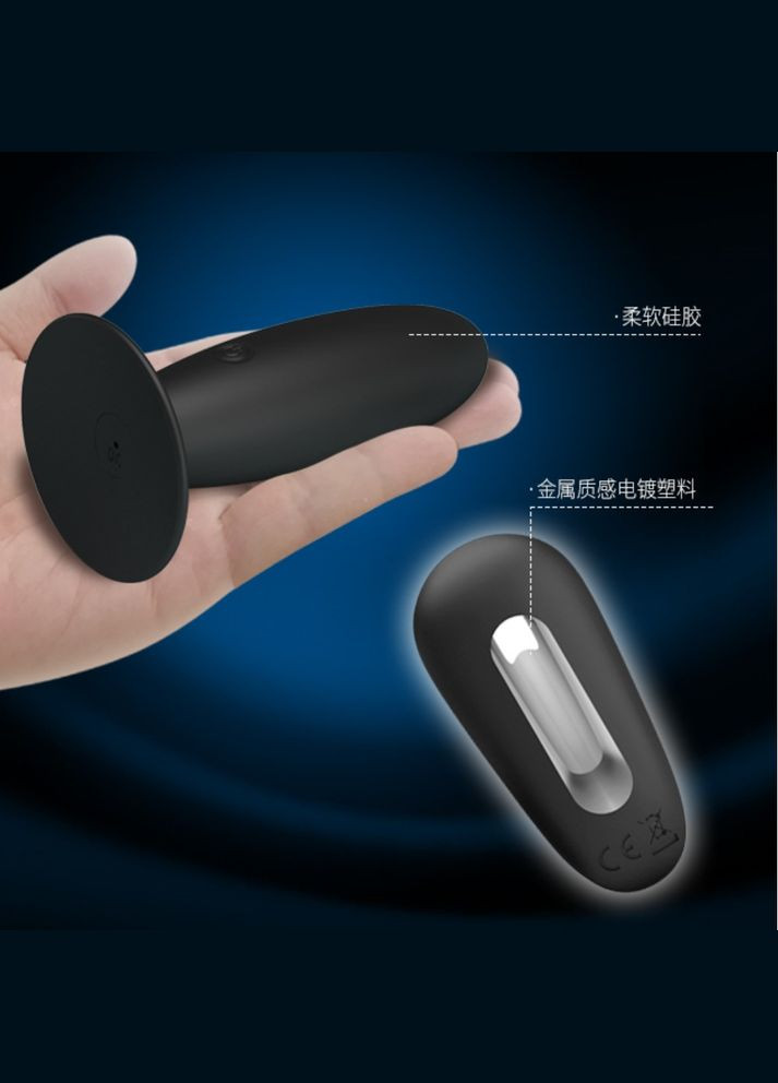 Перезаряжаемая анальная пробка с 12 режимами вибрации и беспроводным пультом " 3 LyBaile Mr Play (303136477)