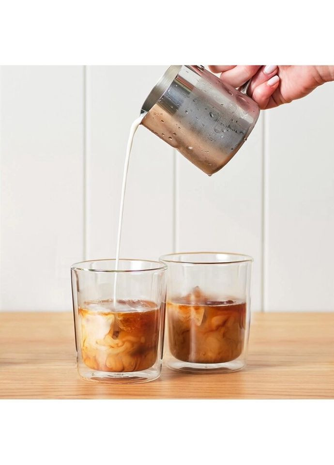 Набір склянок низьких із подвійним дном Drinks DLSC-318 400 мл 2 шт Delonghi (322030477)