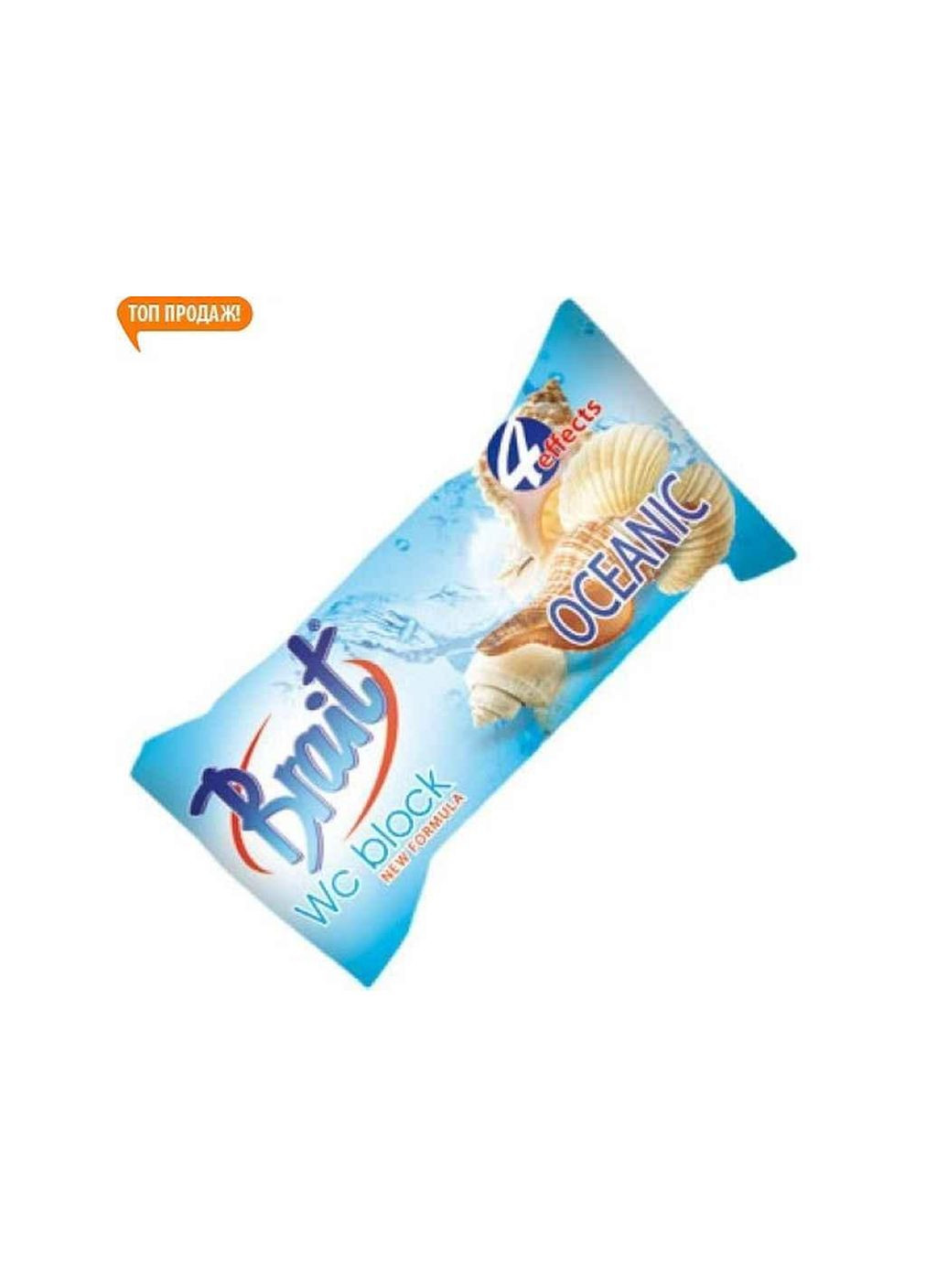 Сменный блок для унитаза Oceanic 40г (1шт) ТМ Brait (304261089)