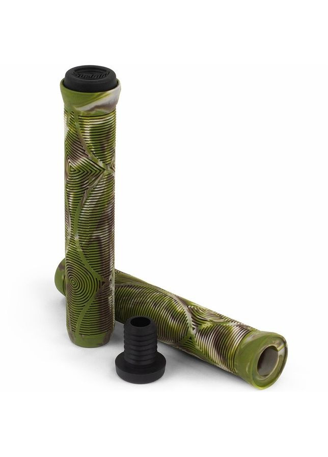 Грипсы Team Swirl Bar Grips КоричневийЗелений Slamm (278272623)