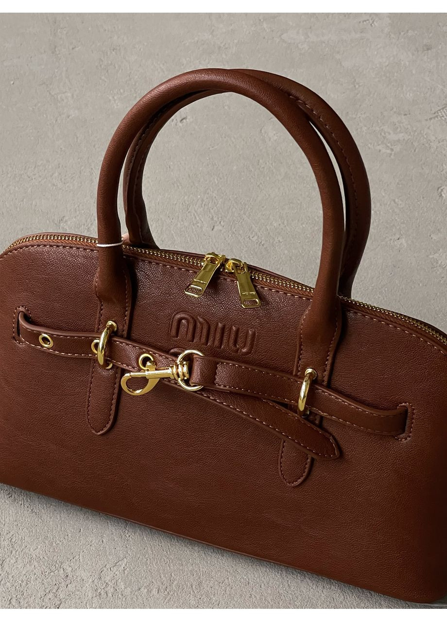 Сумка жіноча Aventure Nappa Leather коричневий класичний крос боді No Brand (369935466)