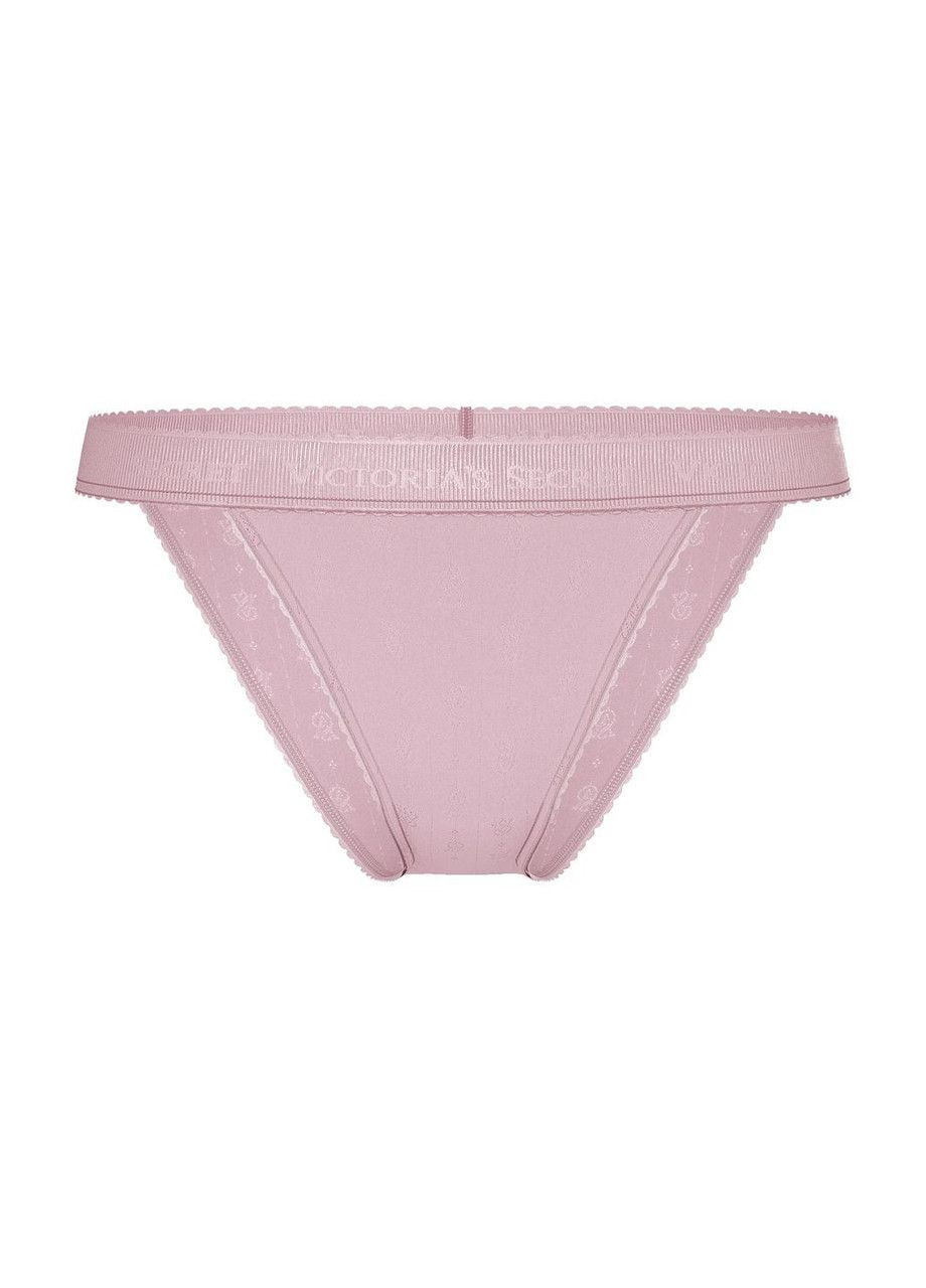 Женские трусики Logo Pointelle Tanga Victoria's Secret (333012220)