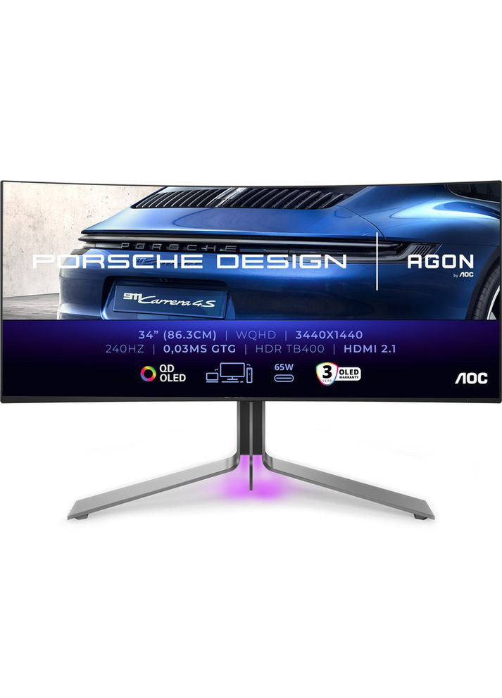 Монітор 34" PD34 AOC (360415602)