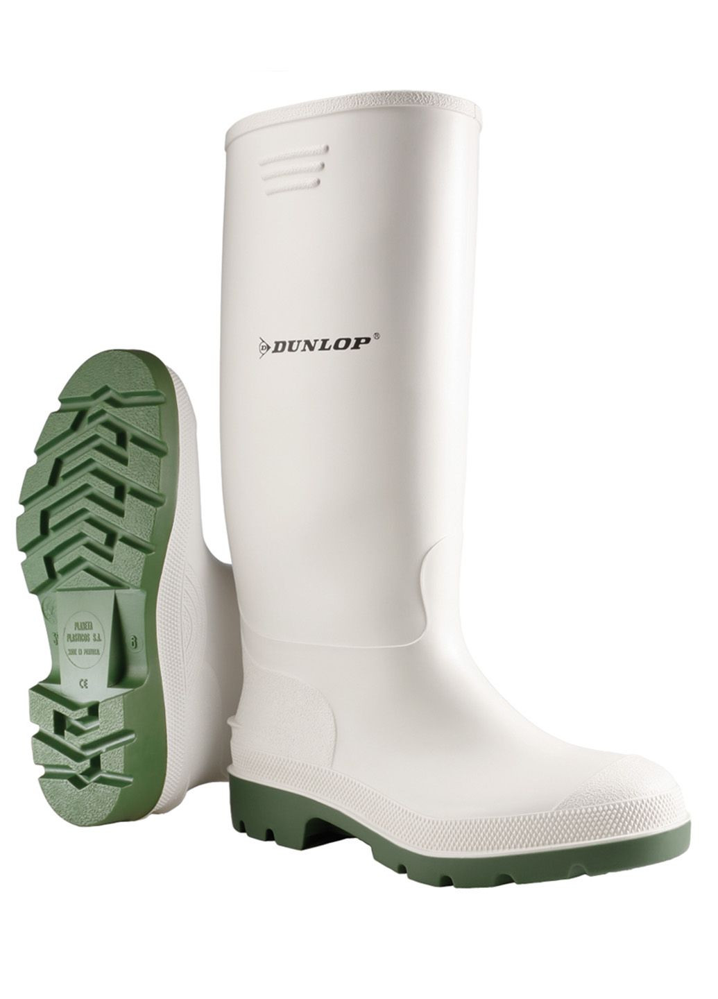 Сапоги резиновые р.36-48 белые арт.380VP Португалия Dunlop Pricemastor (322503350)