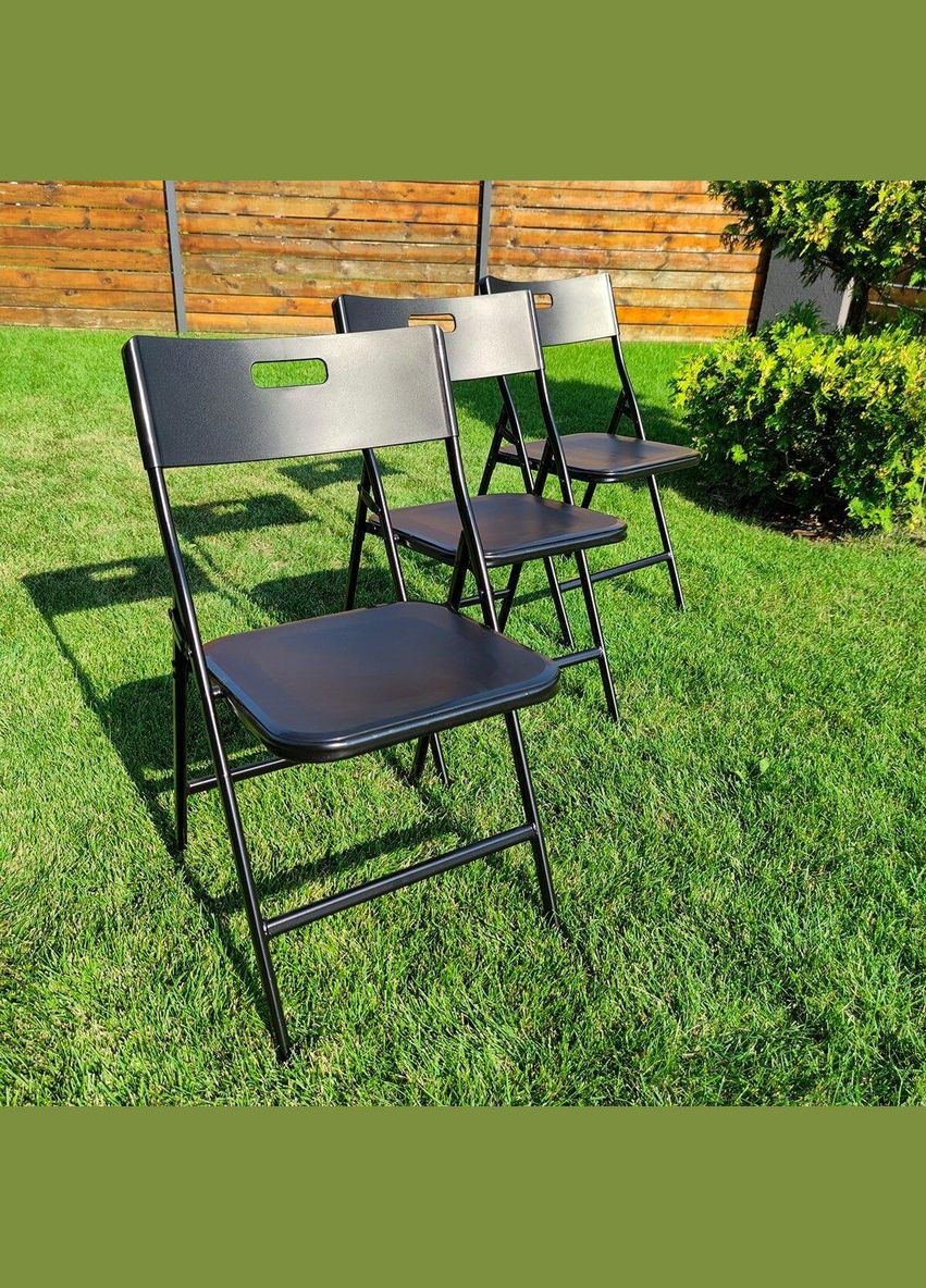 Складной стілець 46*42,5*86см чорний (3DPanda-1611) Sticker Wall (323154732)