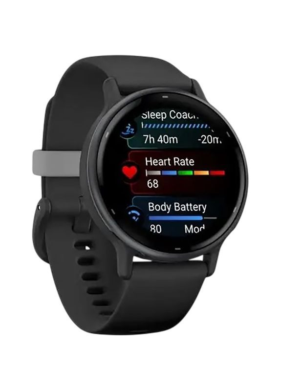 Смарт-годинник Vivoactive 5 Slate Aluminium Bezel, Black Case (010-02862-10) Garmin (322895983)