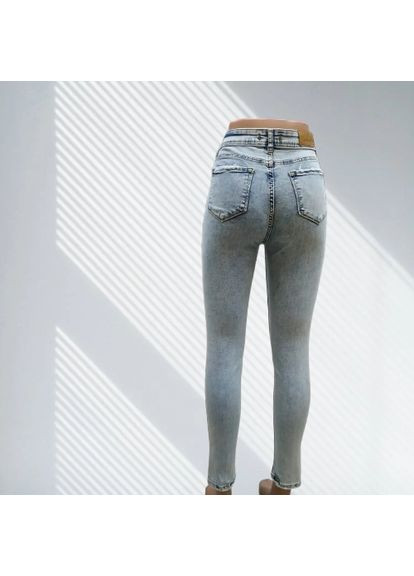 Джинси Shop жіночі стрейч висока посадка 28 блакитні House - (363053842)