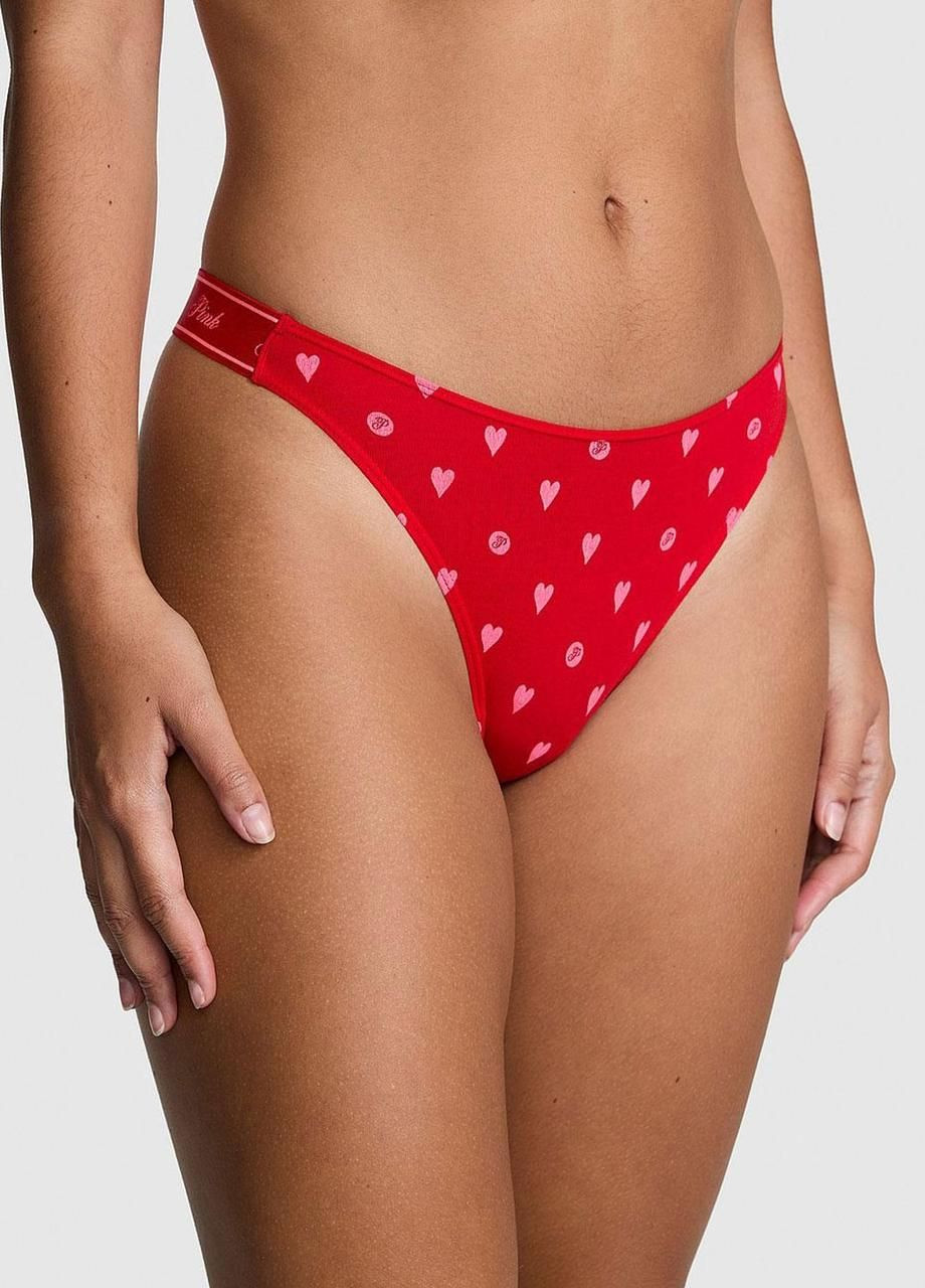 Женские трусики LOGO COTTON HIGH-LEG Victoria's Secret (361676442)