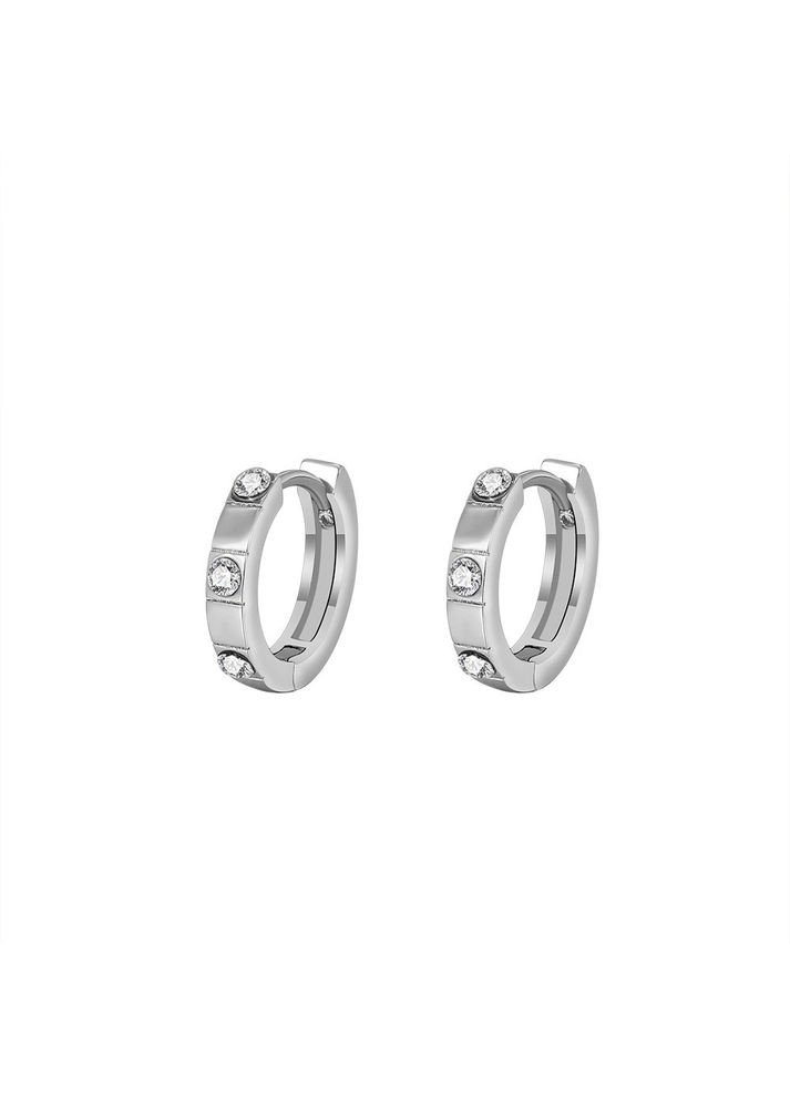 Маленькие серьги кольца No Brand (276535918)