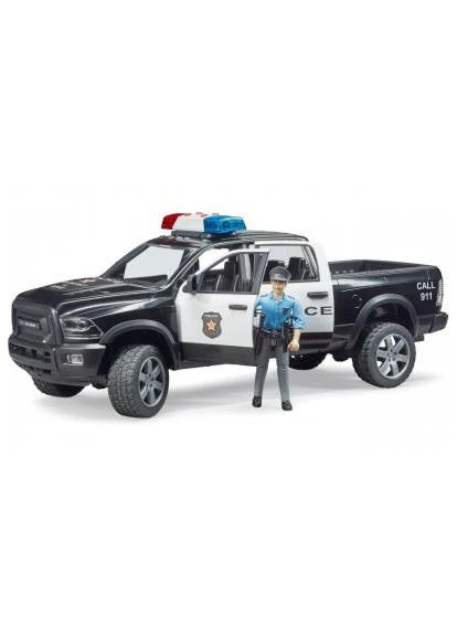 Спецтехника полицейский пикап Wrangler с полицейским (02505) Bruder полицейский пикап Wrangler с полицейским (401042508)