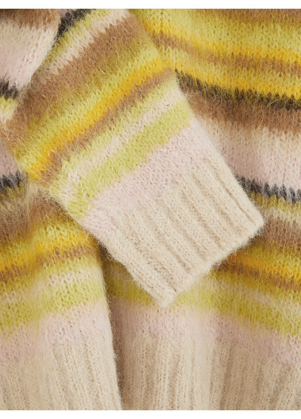 Комбинированный джемпер зима,цветной в полоску, Primark