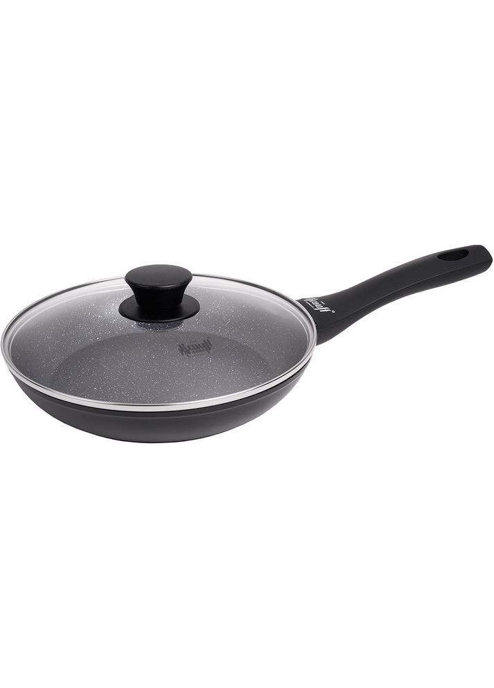 Сковорода з кришкою Smart Chef 28 см Black (25-45-142) Krauff (344464099)