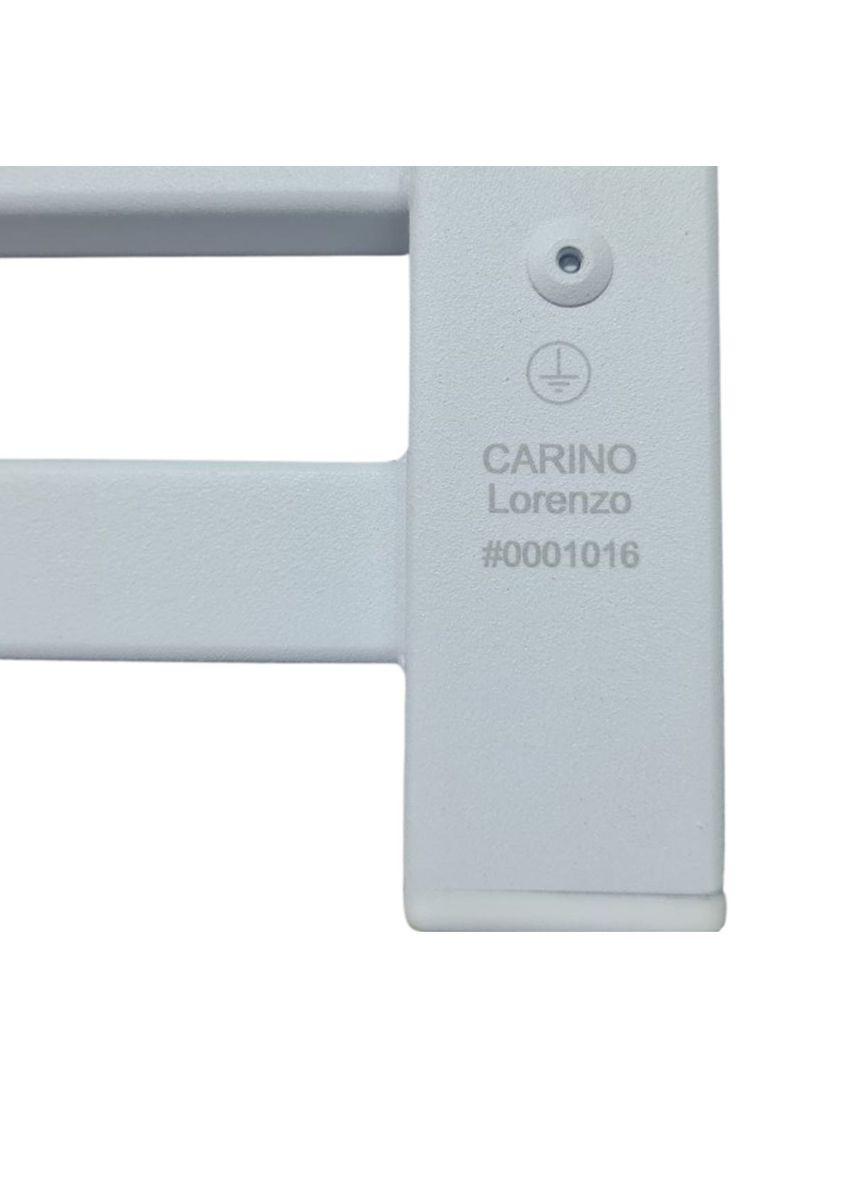 Рушникосушарка електрична з кнопкою глянець 590*490 Carino LORENZO (365596172)