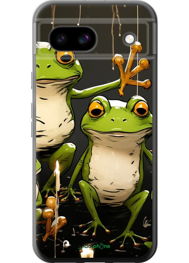 Чохол на Google Pixel 8A Жабки 2 "5657u-3406-70447" Endorphone (387485434)