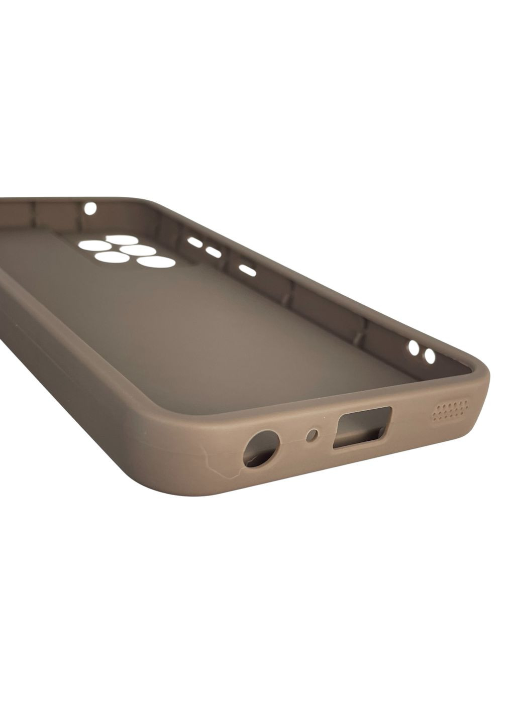 Чехол силиконовый Soft Touch для Galaxy A52 4G (SM-A525) коричневый (Полная защита камеры) Samsung (366388294)