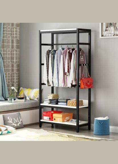 Стійка вішалка для одягу з дерева Доброслав венге-зефір (СВГ-00541220) No Brand (328076761)