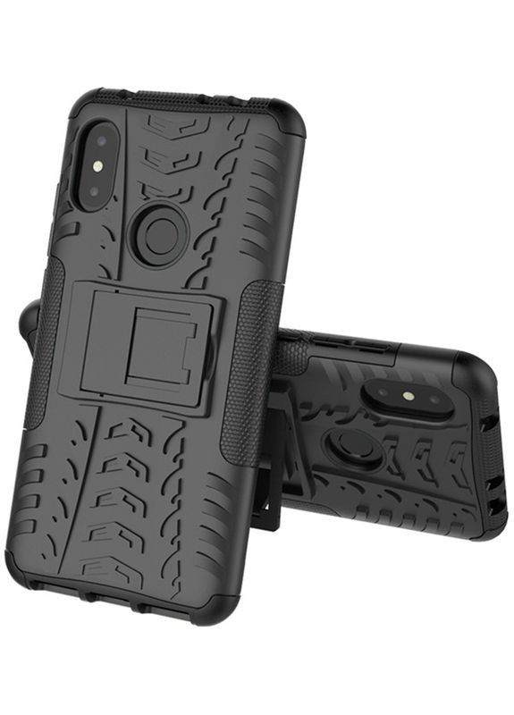 Чехол-накладка Dazzle Kickstand 2 in 1 Case Xiaomi Redmi Note 6 Pro Black Toto (301468384)