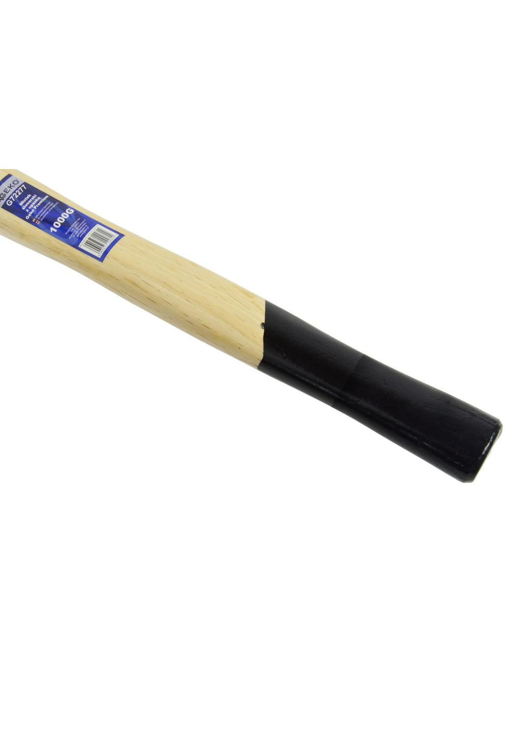 Молоток слюсарний " "-premium 1,0 кг з дерев'яною ручкою Geko (308338695)