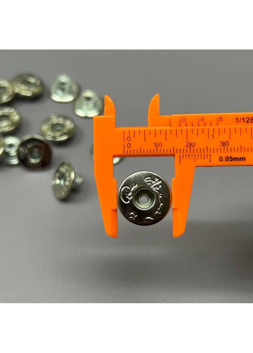 Джинсовая пуговица на плавающей ножке 17мм (50шт) - Никель Plus-plus (354793674)