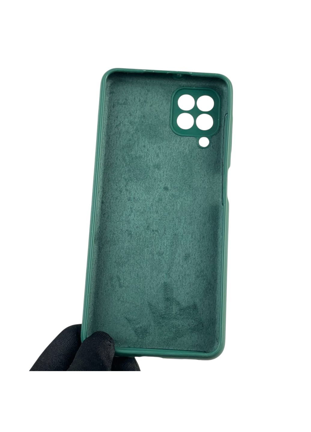 Чехол для Galaxy M32 4G (SM-M325F) силиконовый с микрофиброй нескользящий на самсунг м32 4г зеленый Samsung (366387409)