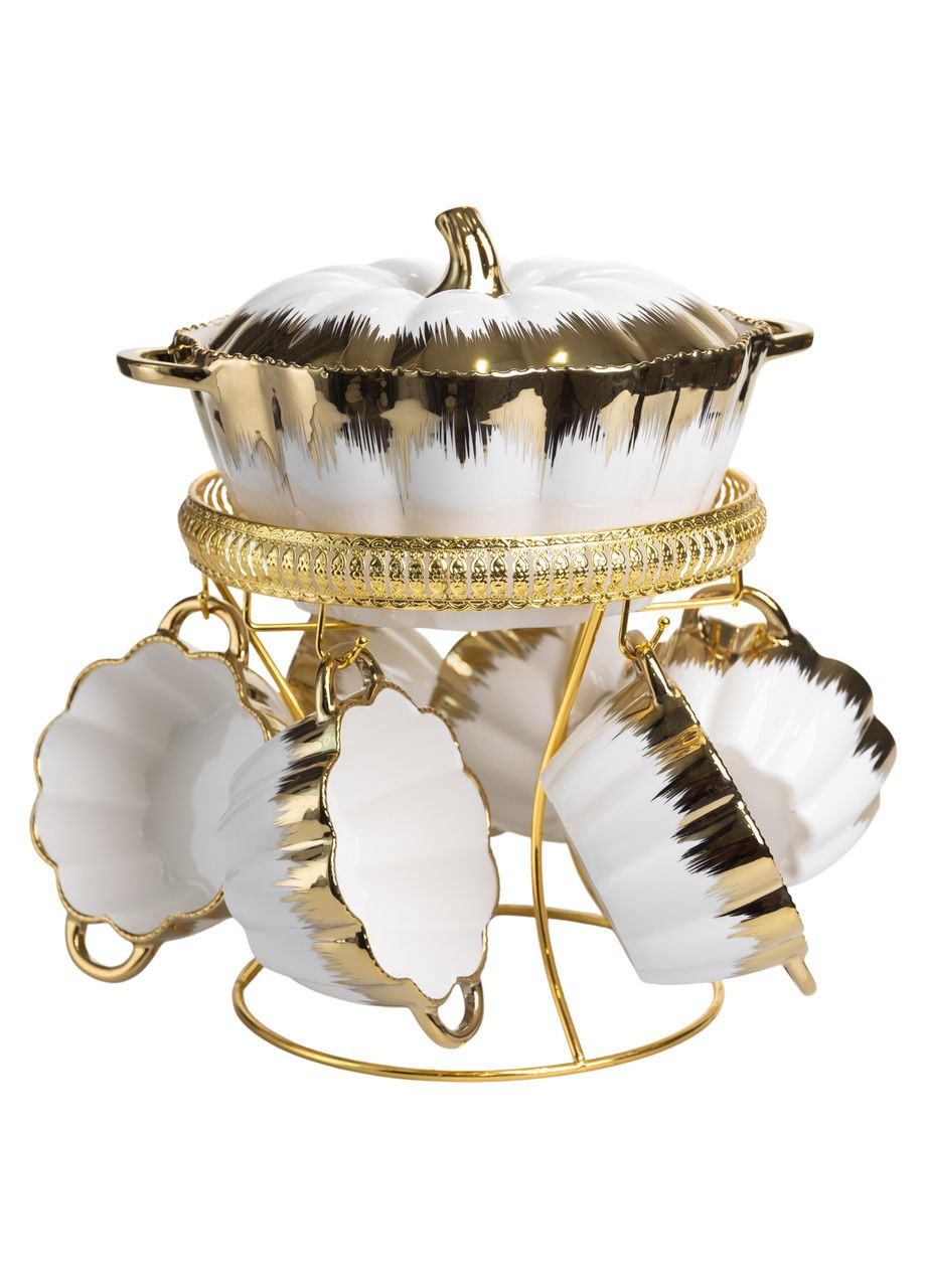 Суповой сервиз на 6 персон супница 2 (л) на подставке с бульонницами 350 (мл) ML152 Yiwu (369446713)