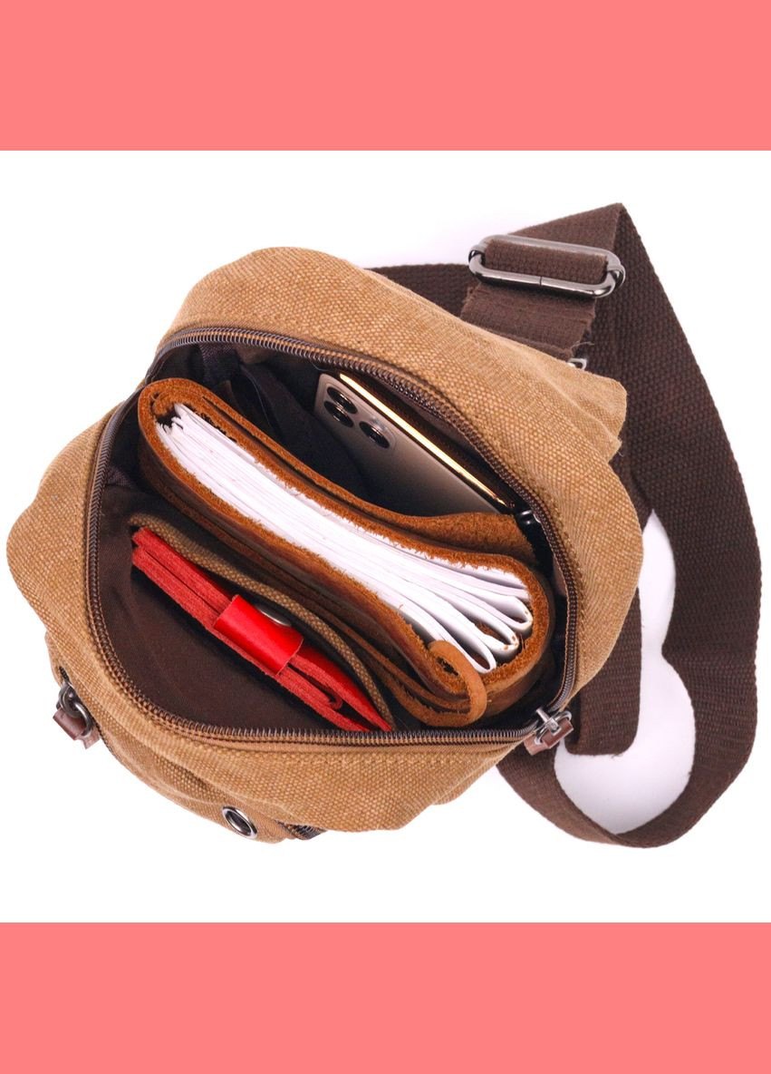 Сумка чоловіча через плече 21230 Коричнева Vintage (302008931)