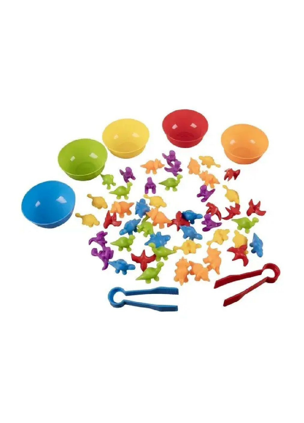 Комплект набор игровой обучающий развивающий для детей малышей счетов цветов фигурок динозавриков (476420-Prob) Unbranded (281326417)