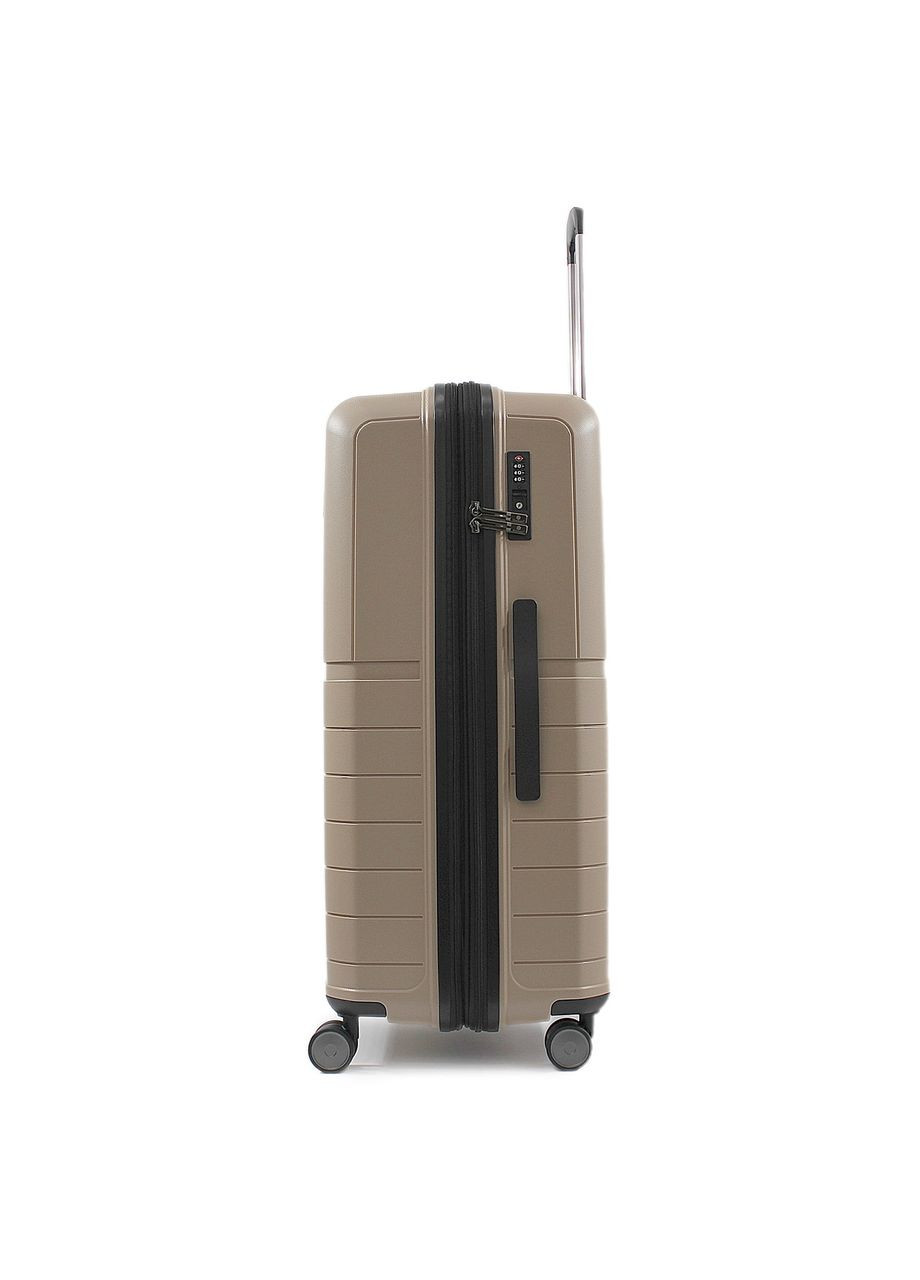 Чемодан большой L полипропилен беж. 78x52x31+5/131л/4.7кг/ 39403 Snowball (324802113)