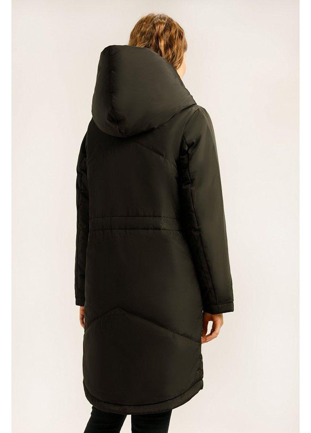 Черная демисезонная куртка a19-11019-200 Finn Flare