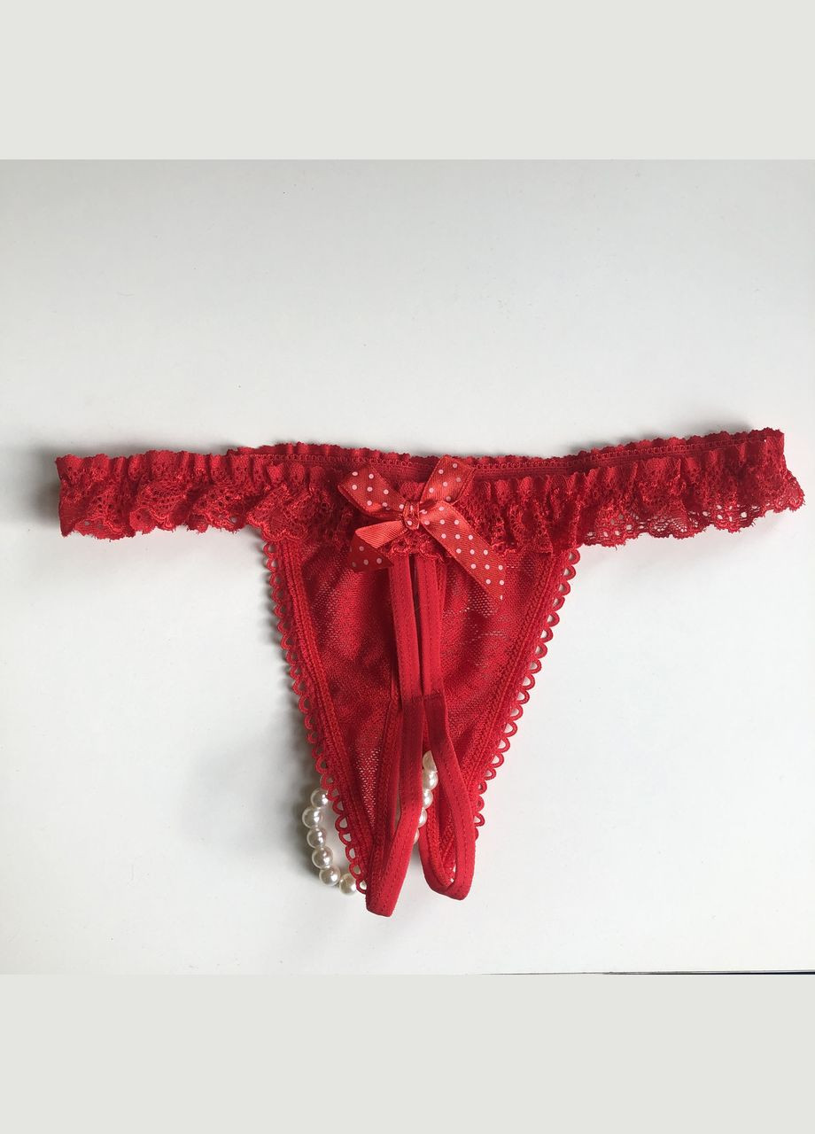 Трусики с нитью из жемчужин OneSize (8-26) No Brand (312005216)