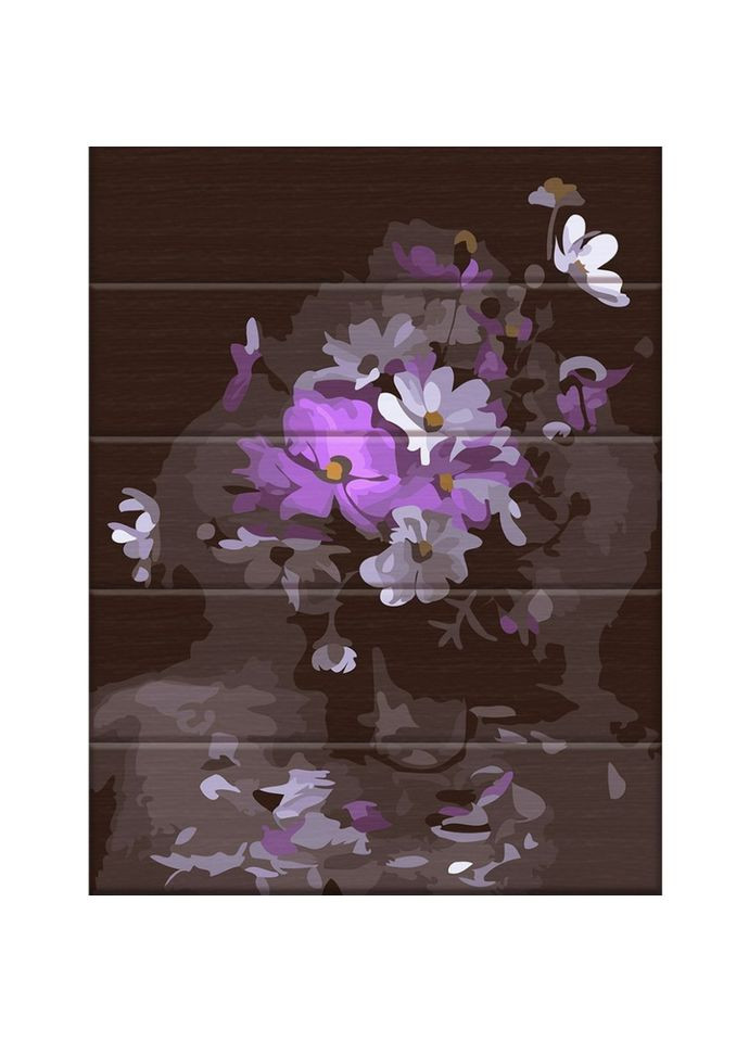 Картина по дереву "Загадочные цветы" ASW143 ArtStory (302386314)