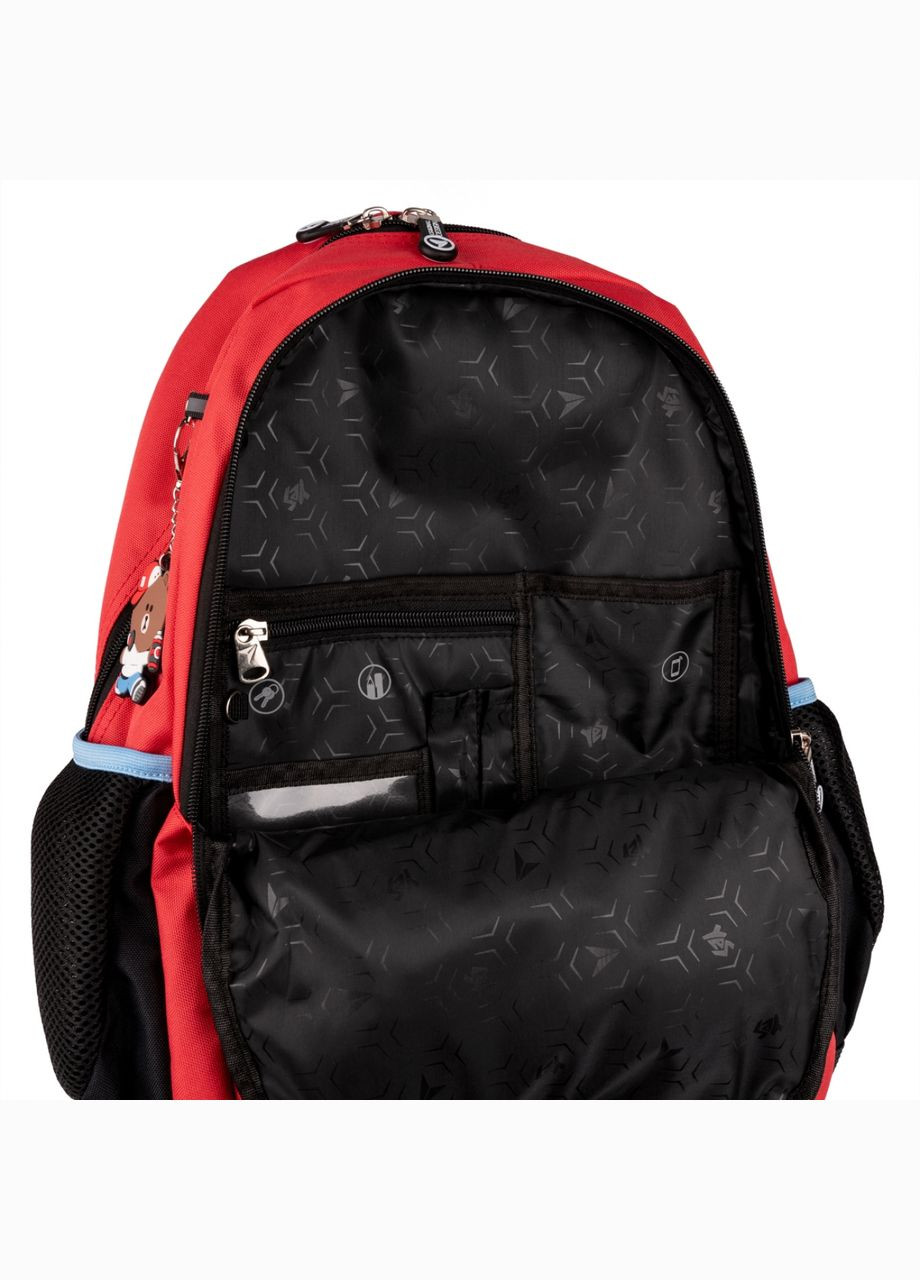 Шкільний рюкзак, два основних відділення, фронтальні кишені, розмір: 43*30*16 см, помаранчевий Line Friends Yes (266911808)