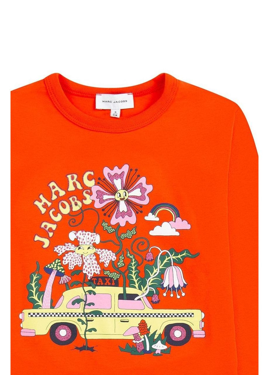 Коралловый лонгслив Marc Jacobs