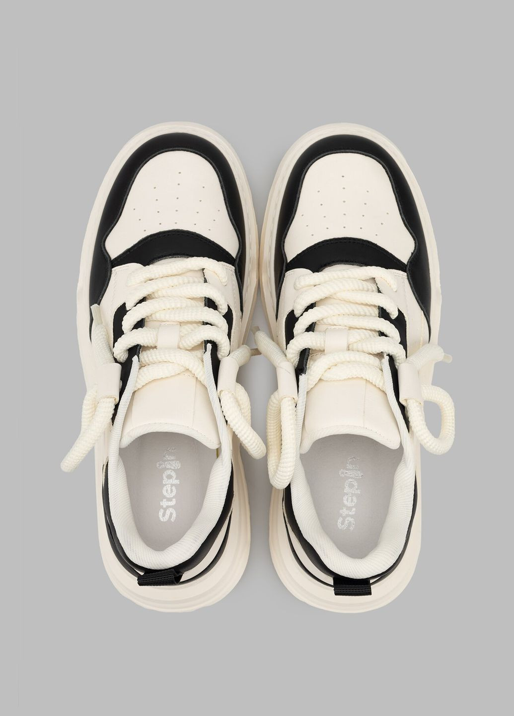 Белые летние кроссовки мужские 93560p-2-1 бело-черный (2000990658098d) shop (2000990658098) No Brand