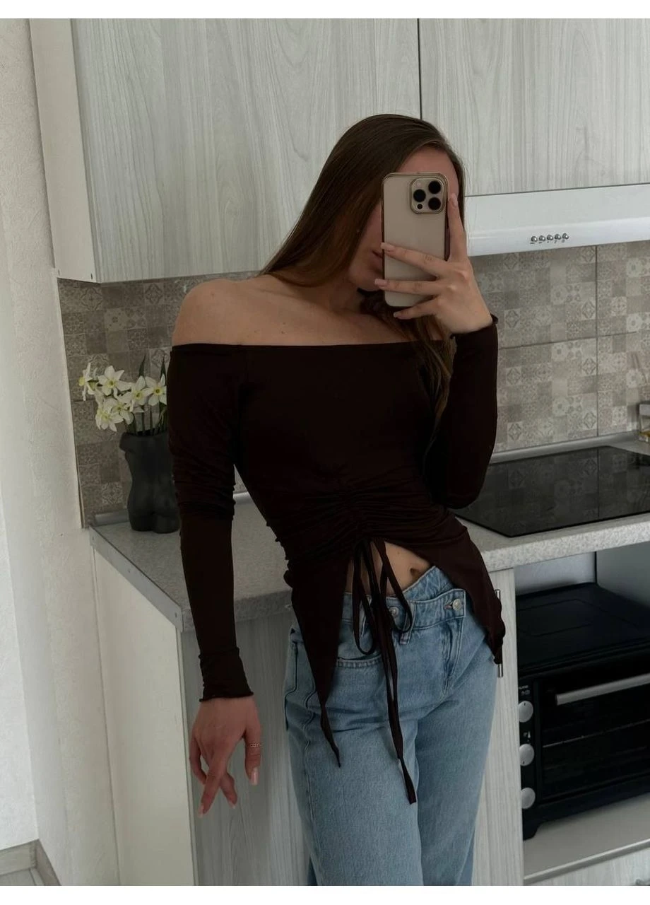 Жіночий лонгслів No Brand (379779171)